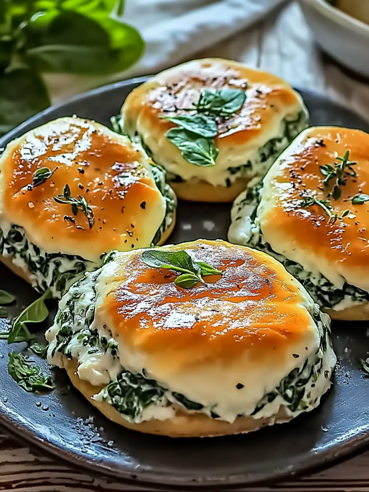 Spinat Hüttenkäse Fladen – Proteinreicher Snack für jede Gelegenheit 2 Spinat Hüttenkäse Fladen