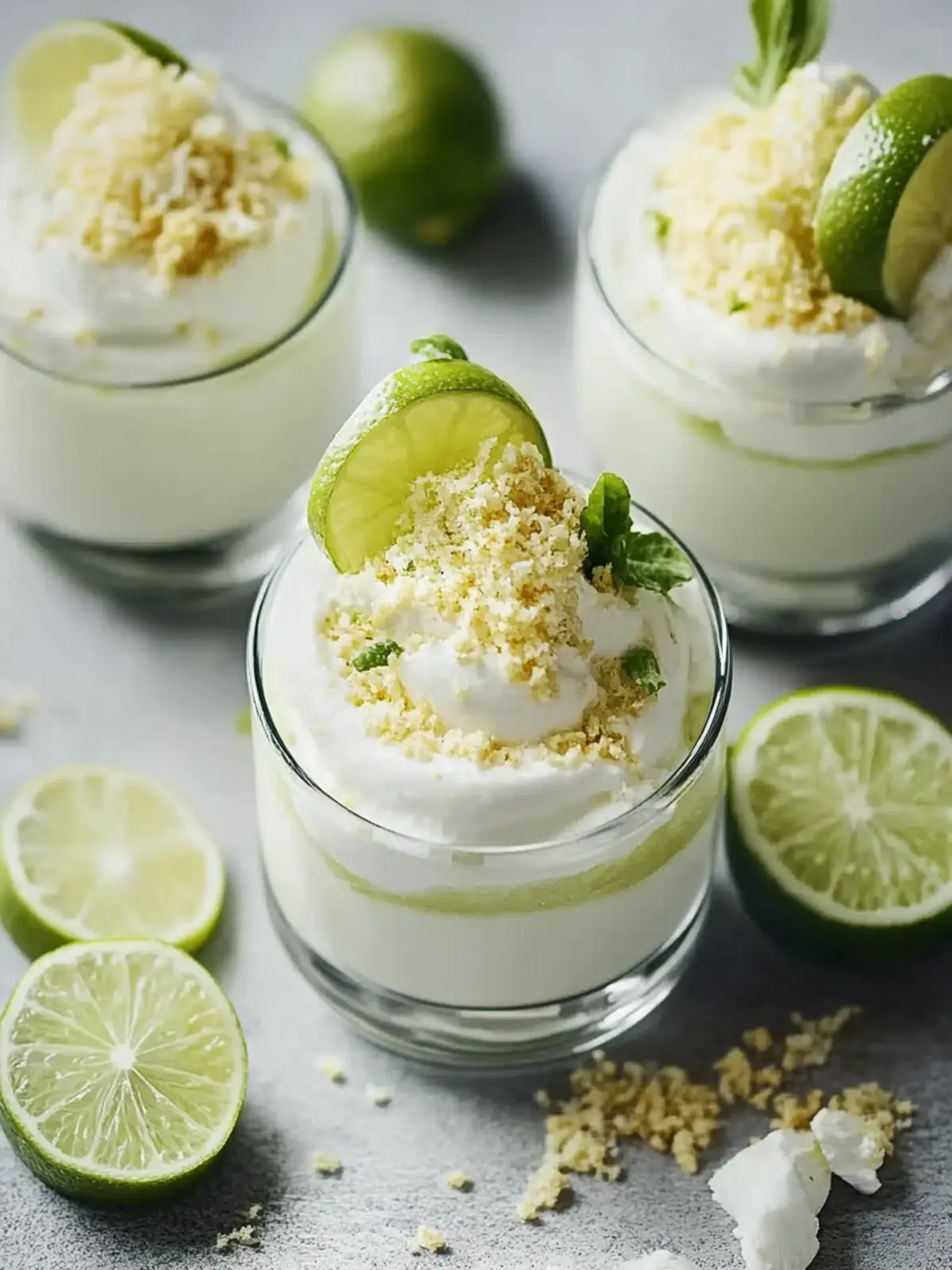 Leckere Limetten-Mousse mit Joghurt für heiße Sommertage 2 Lime-Mousse with yogurt