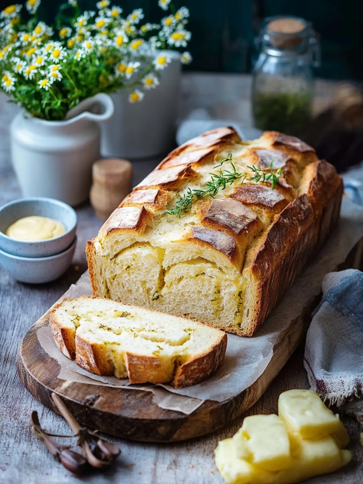 Zupfbrot mit Kräuterbutter – Der Star deiner Grillpartys 3 Zupfbrot mit Kräuterbutter