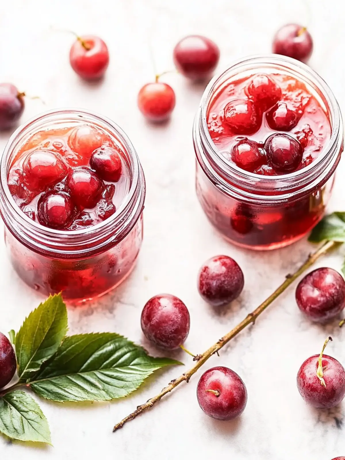 Omas fruchtige Kirschmarmelade – Zuckerfrei & unwiderstehlich 3 Omas fruchtige Kirschmarmelade