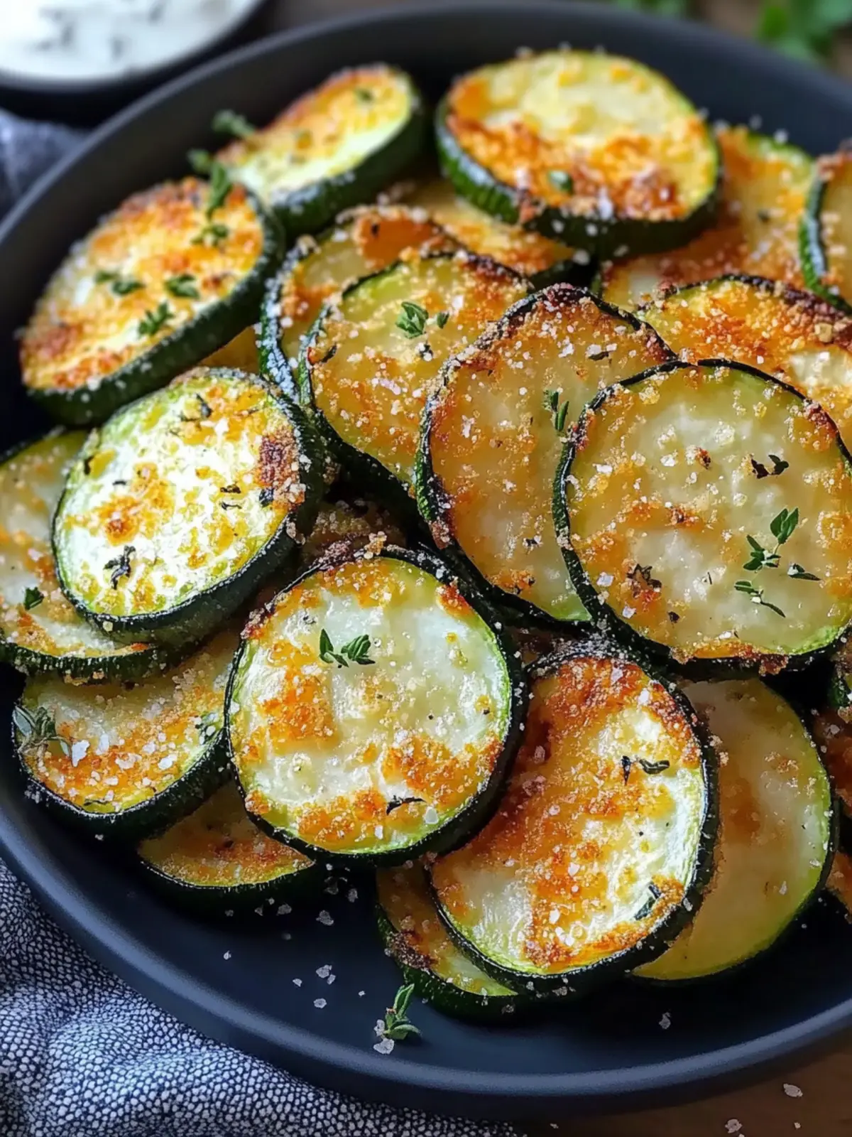 Knusprige Zucchini aus der Heißluftfritteuse: Gesund genießen 3 Crispy Zucchini from the Air Fryer