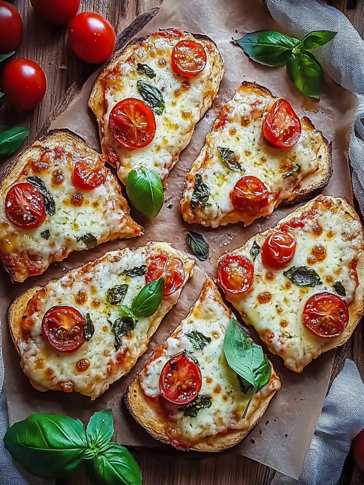Krosse Pizzabrötchen vegetarisch: Snack für jeden Abend 4 Pizzabrötchen vegetarisch