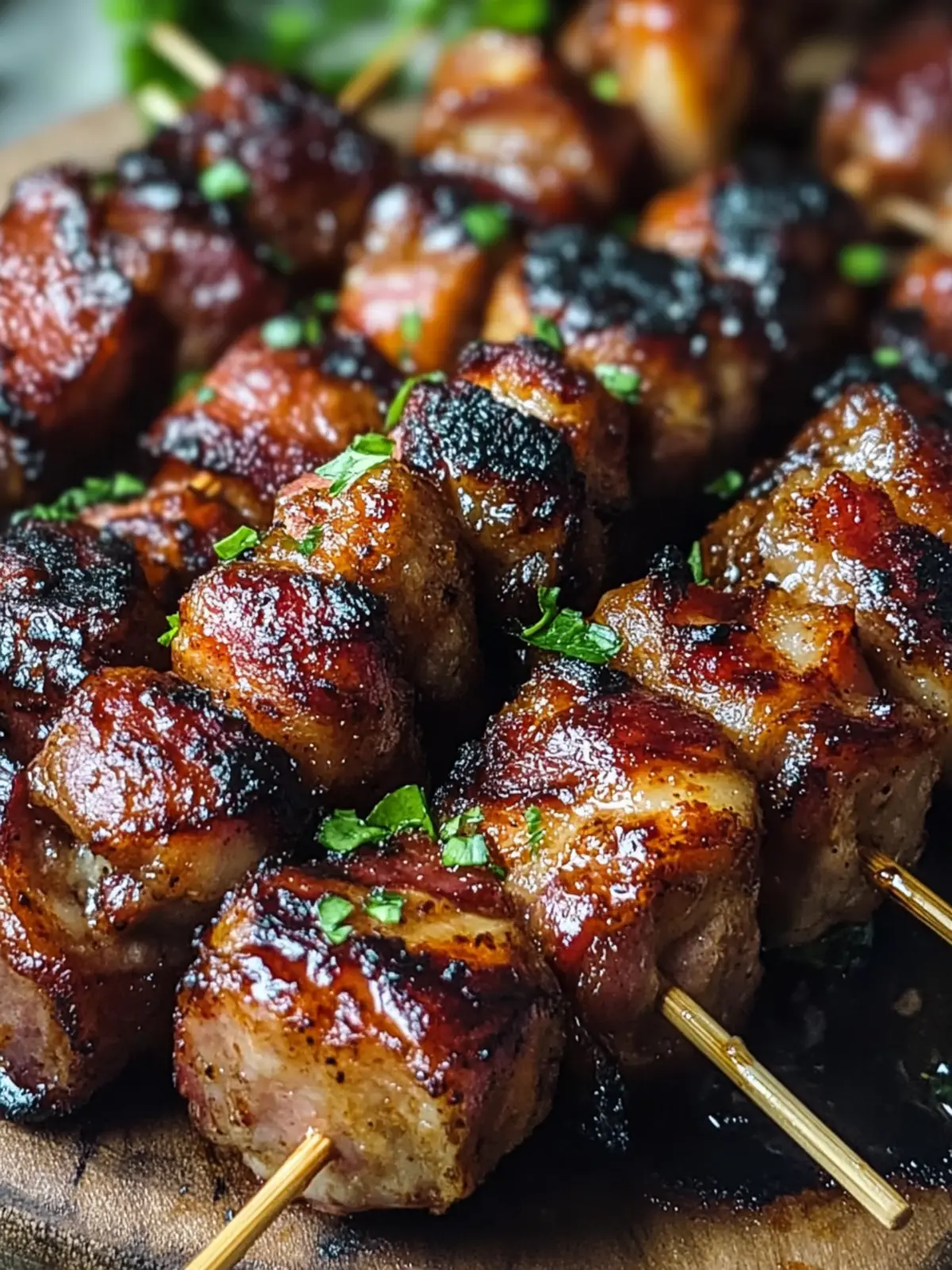 Gegrillte Honig-BBQ-Bacon-Hühnchen-Spieße – Der Grillhit für alle 3 Gegrillte Honig-BBQ-Bacon-Hühnchen-Spieße