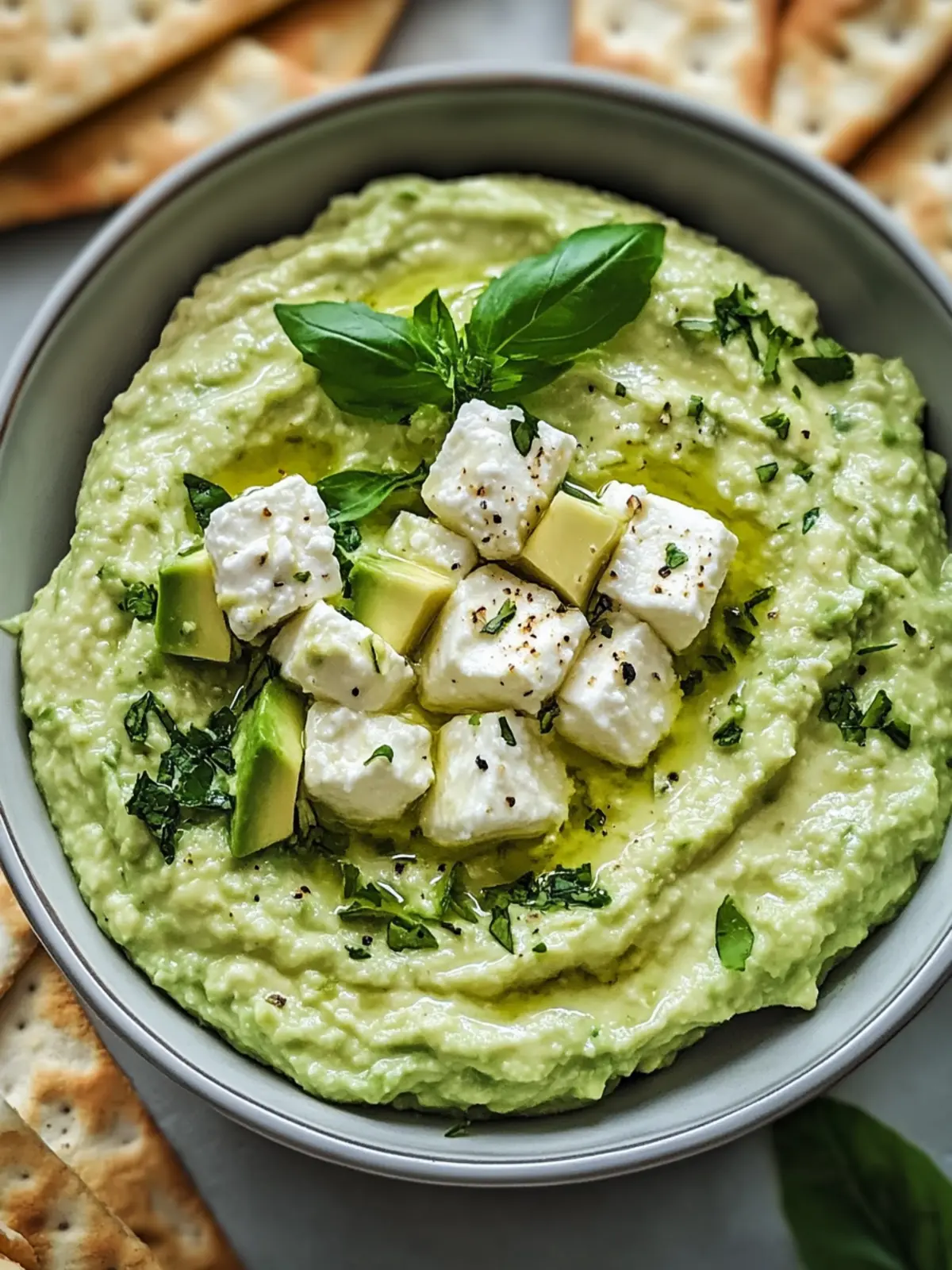 Feta-Avocado-Dip: Der cremige Genuss für jeden Snackabend 3 Feta-Avocado-Dip