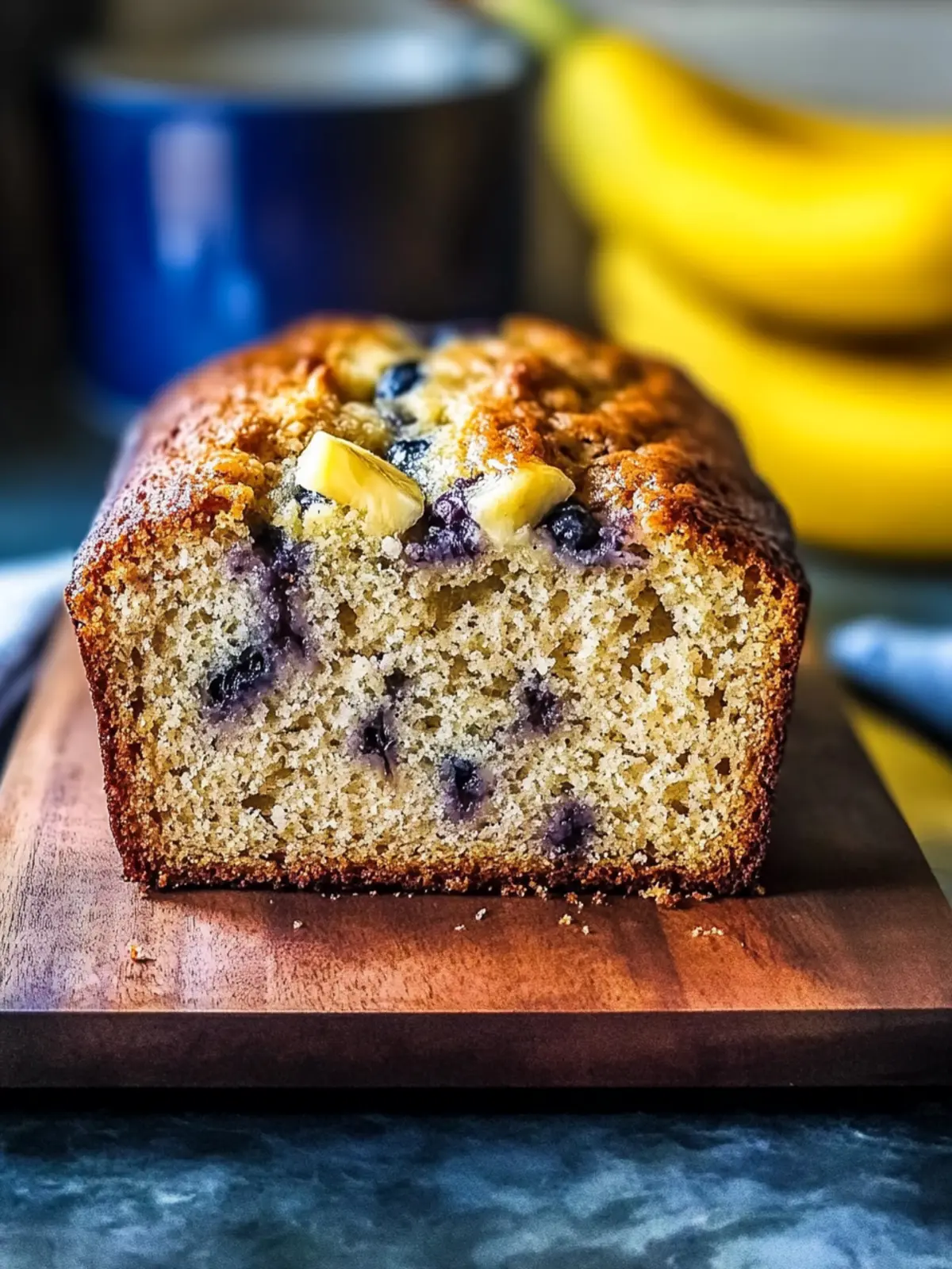 Saftiges Blaubeer-Bananenbrot – Gesund & einfach zubereitet 5 Blaubeer-Bananenbrot