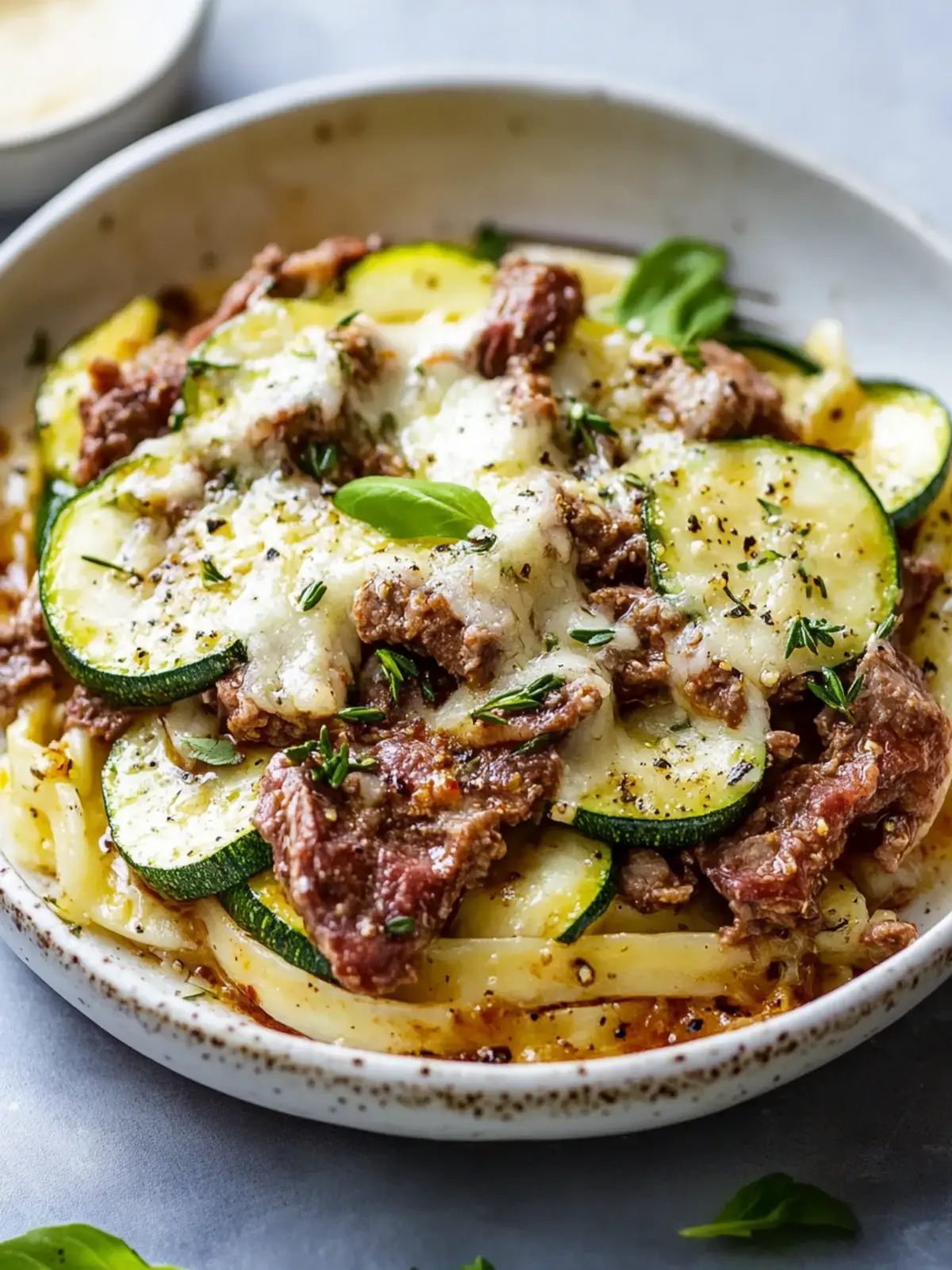 Low Carb Griechischer Nudelauflauf mit Zucchini und Hackfleisch - Lecker und Gesund! 4 Low Carb Griechischer Nudelauflauf mit Zucchini und Hackfleisch