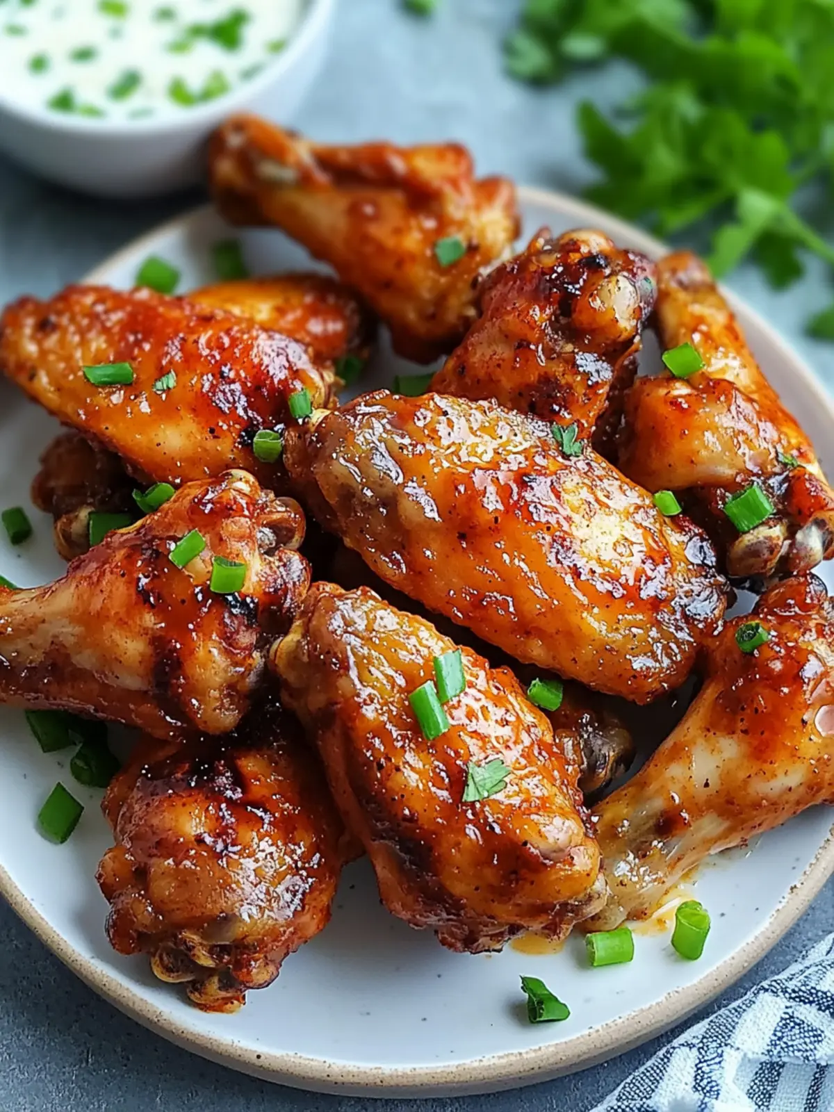 Hähnchenflügel aus der Heißluftfritteuse für perfekten Crunch 4 Hähnchenflügel aus der Heißluftfritteuse