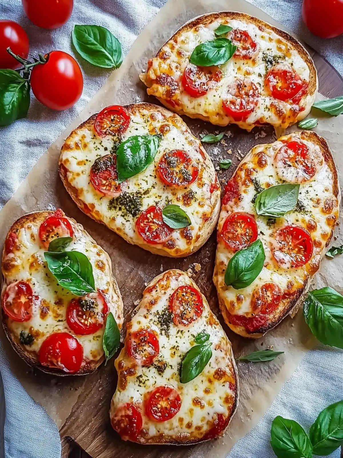Krosse Pizzabrötchen vegetarisch: Snack für jeden Abend 5 Pizzabrötchen vegetarisch