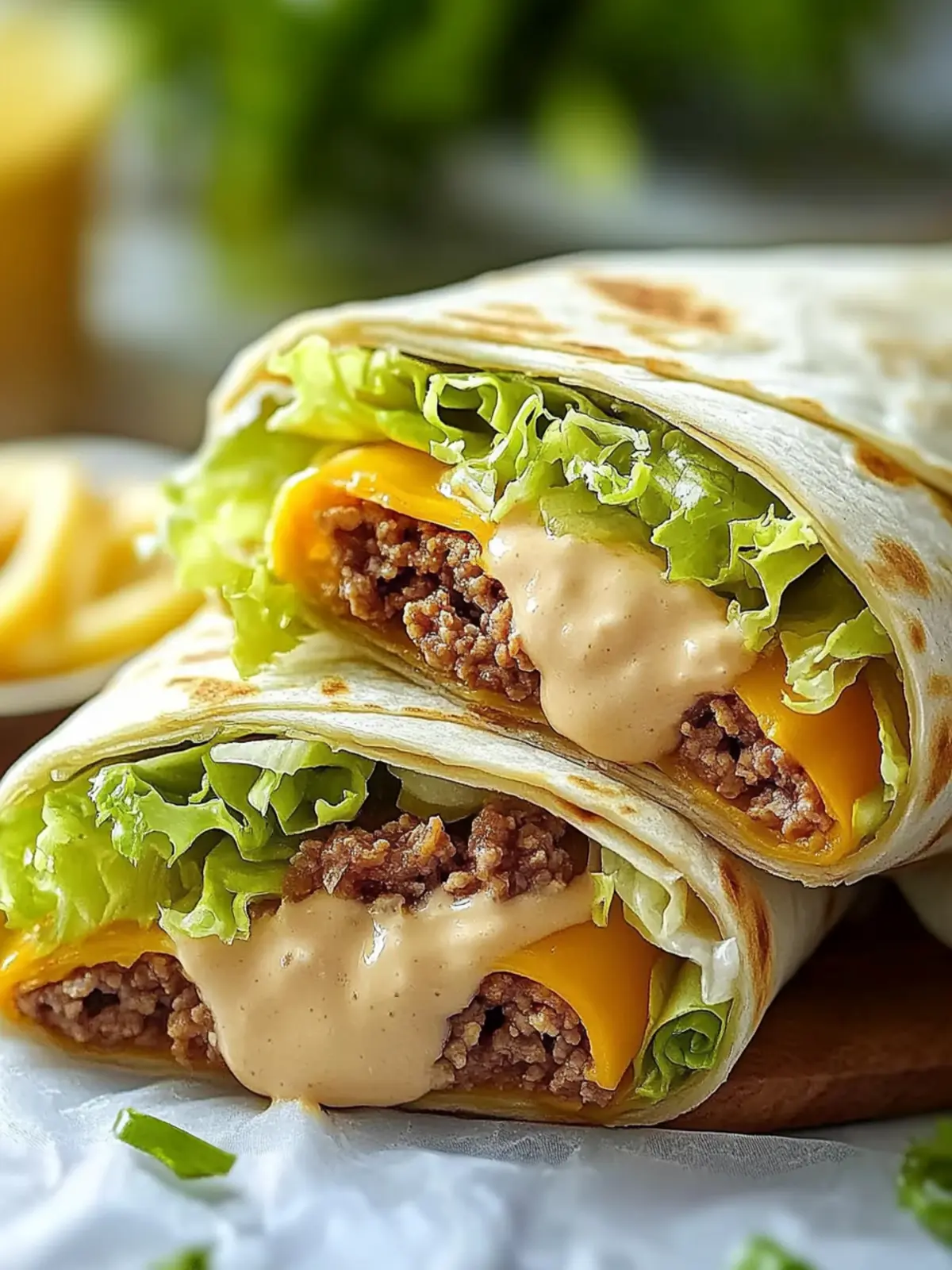 Big Mac Wraps Rezept – Schnelle und leckere Genussmomente 4 Big Mac Wraps Rezept
