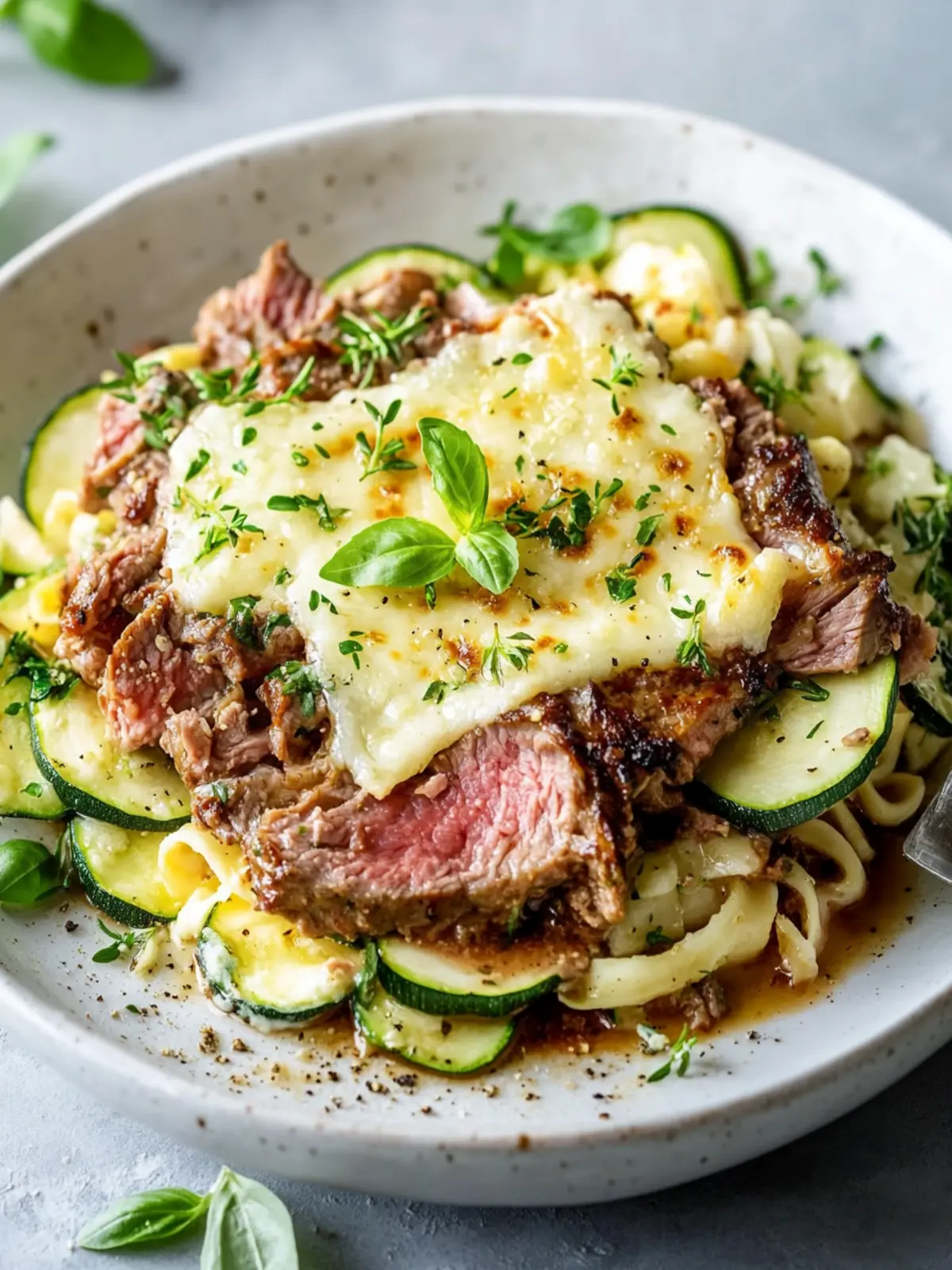Low Carb Griechischer Nudelauflauf mit Zucchini und Hackfleisch - Lecker und Gesund! 5 Low Carb Griechischer Nudelauflauf mit Zucchini und Hackfleisch