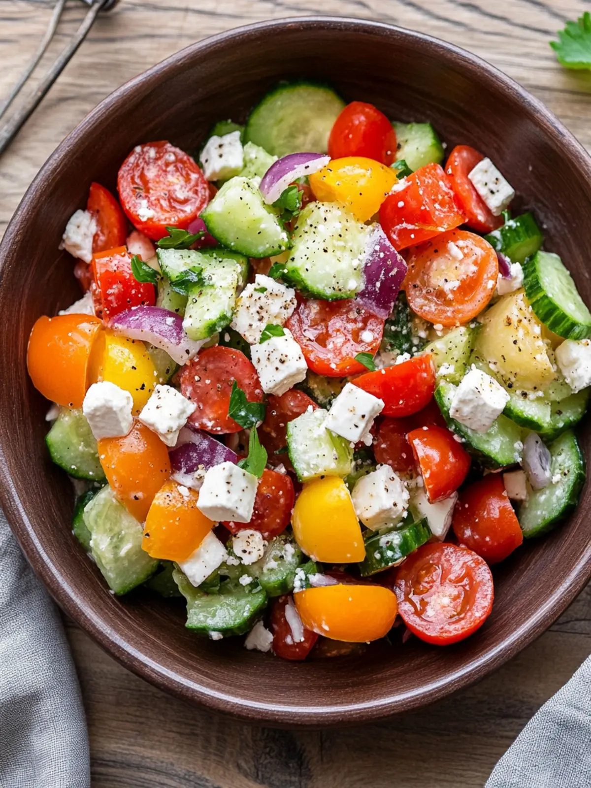 Griechischer Bauernsalat – Frisch, schnell und unwiderstehlich! 4 Griechischer Bauernsalat