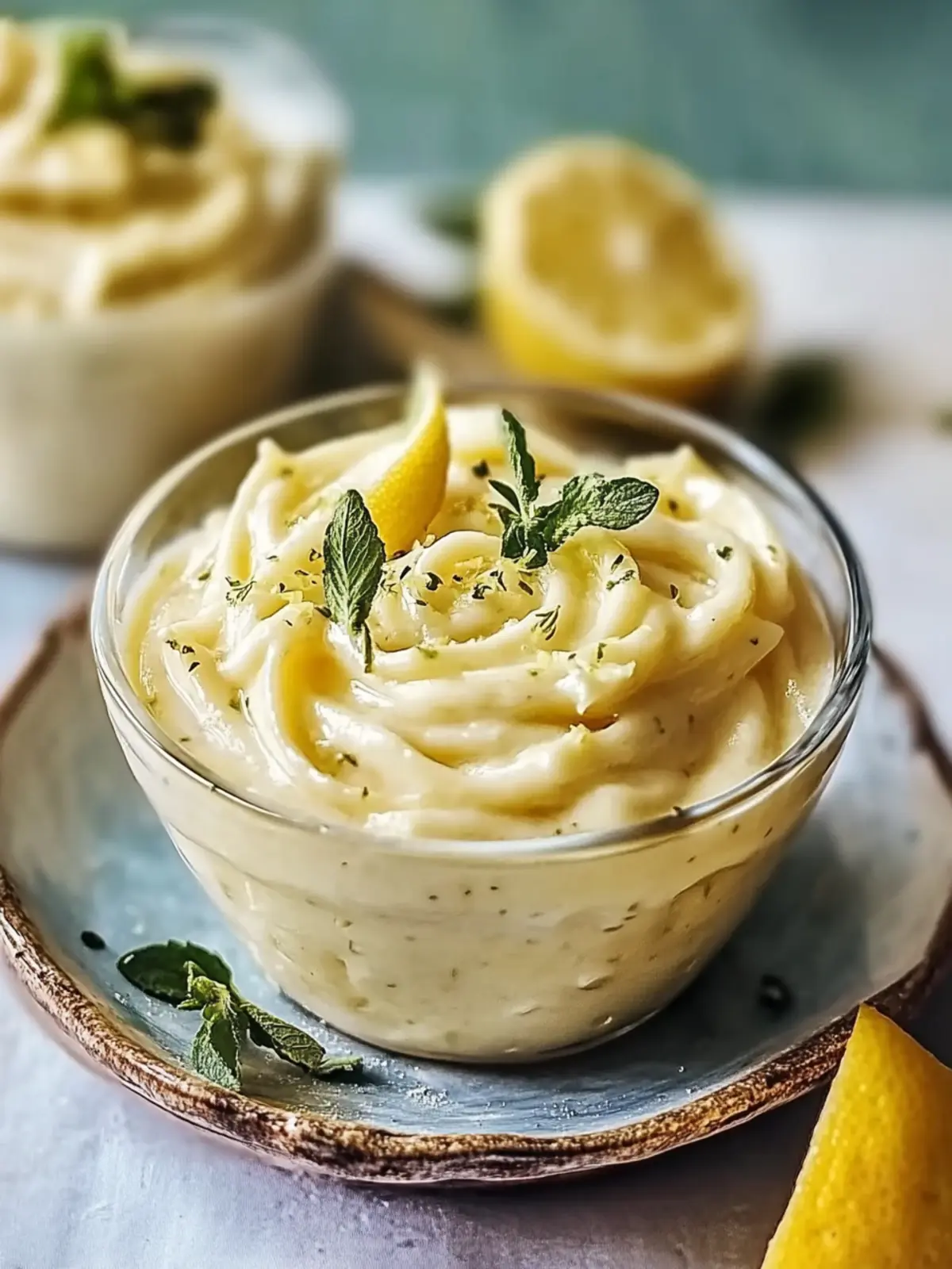 Cremige Zitronen-Knoblauch Sauce: Schnell & Einfache Genussmomente 4 Cremige Zitronen-Knoblauch Schnelle und einfache Rezept